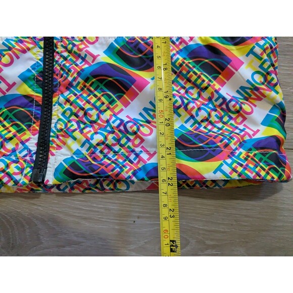 The North Face Hydrenaline Graphic Print Wind Rain Jacket Hooded Youth M 10-12 - Picture 5 of 10